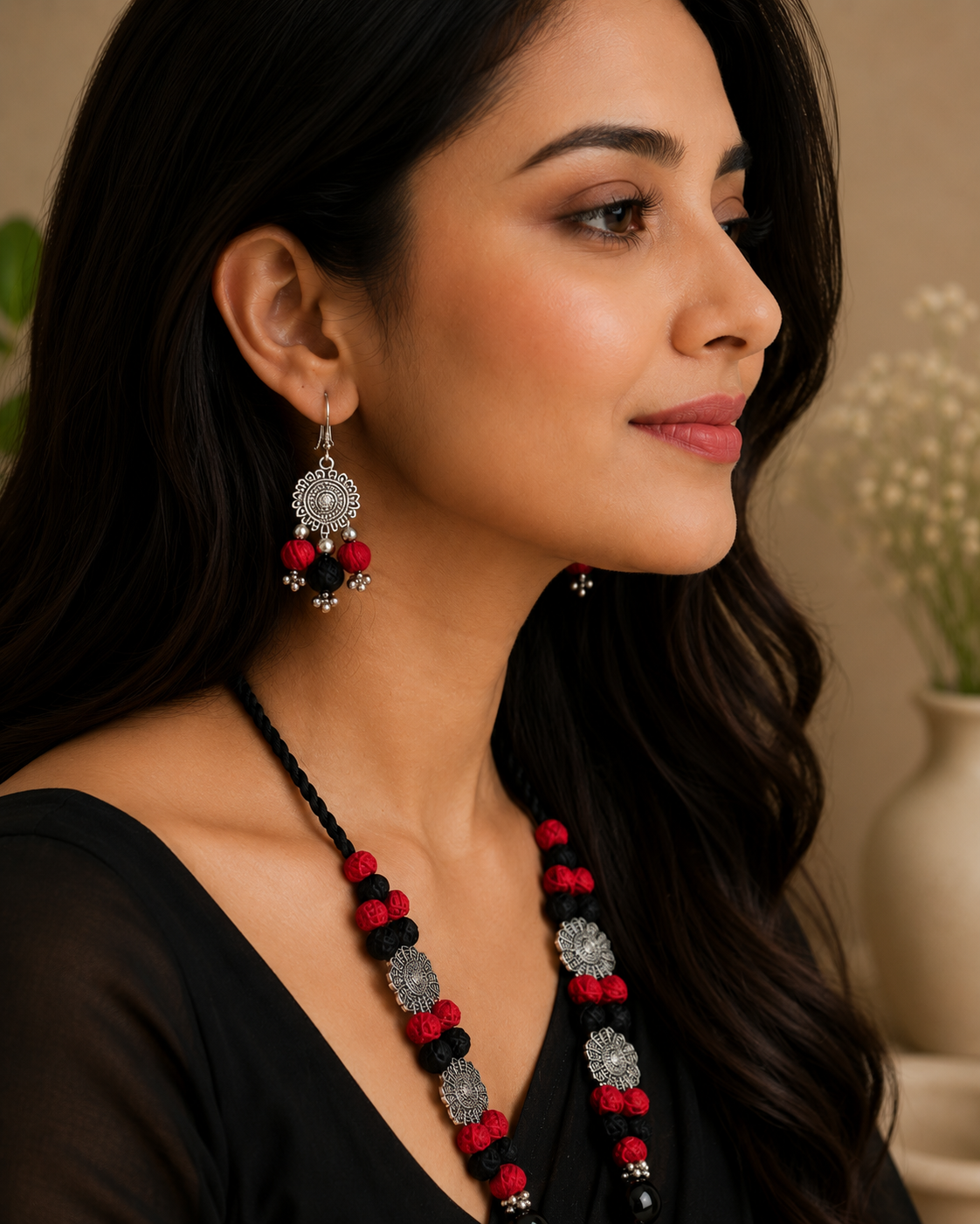 Mayura Charm Necklace Set