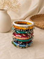 Harmony Fabric Bangle Set