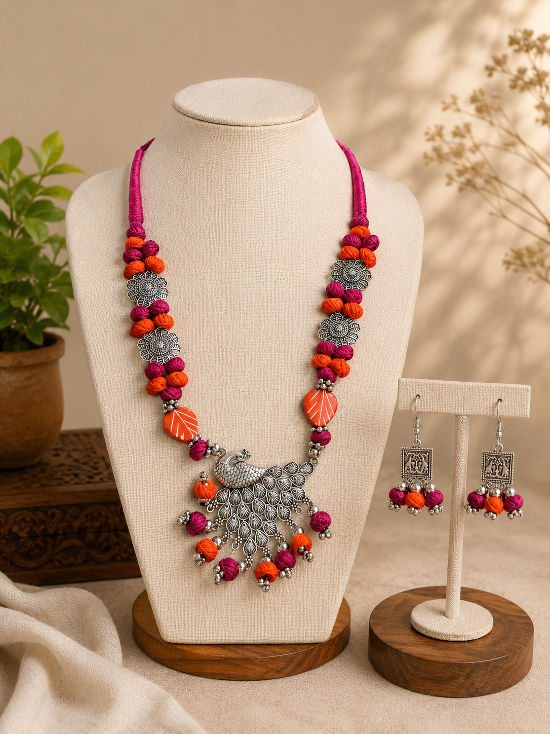 Mayura Charm Necklace Set