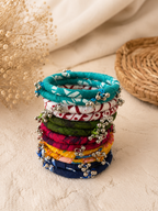 Harmony Fabric Bangle Set