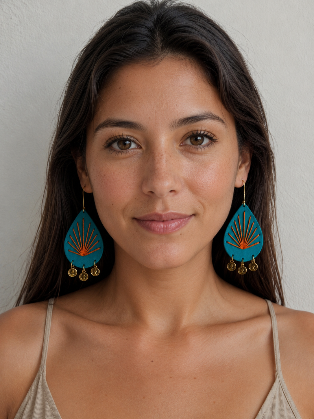 Noir Bloom Threadwork Earrings