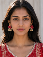Bloom Drape Pearl Earrings