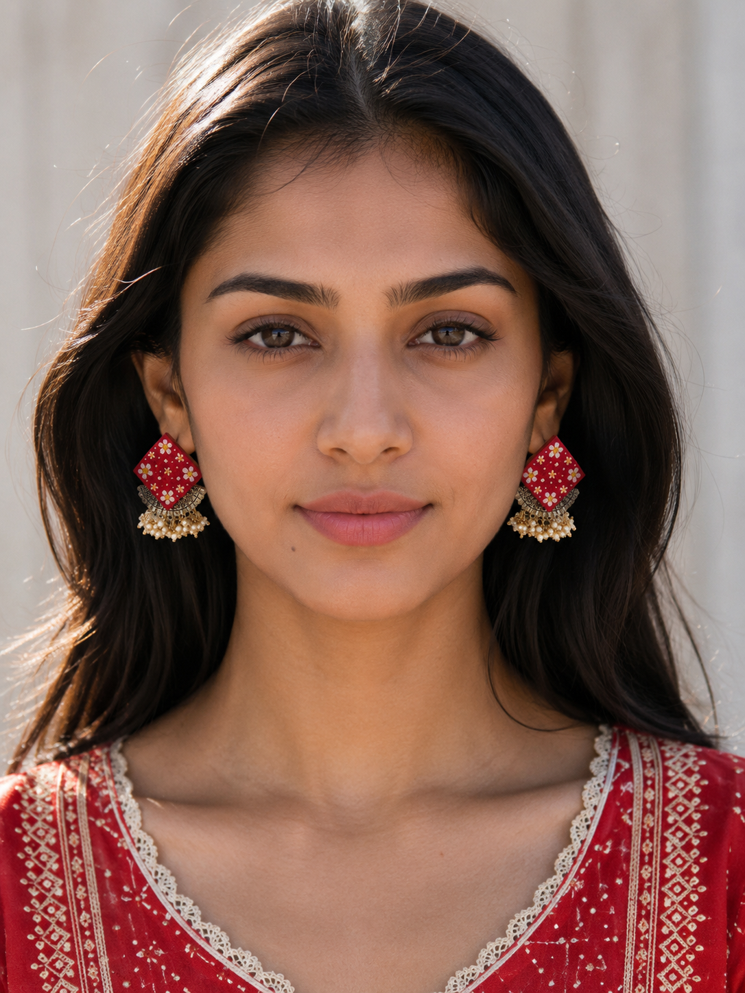 Bloom Drape Pearl Earrings