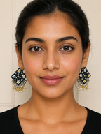 Bloom Drape Pearl Earrings