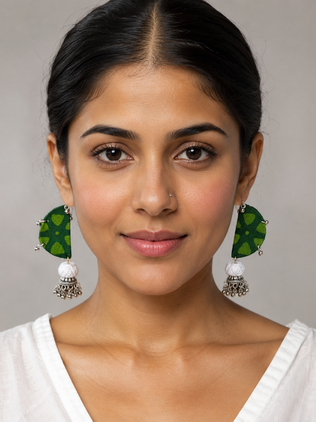 Raga Script Jhumki Earrings