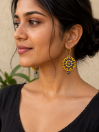 Celestia Mandala Drop Earrings