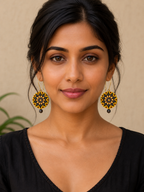 Celestia Mandala Drop Earrings