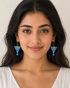 Bloom Triangle Earrings