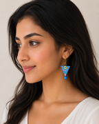 Bloom Triangle Earrings