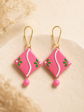 Blush Petal Charm Earrings