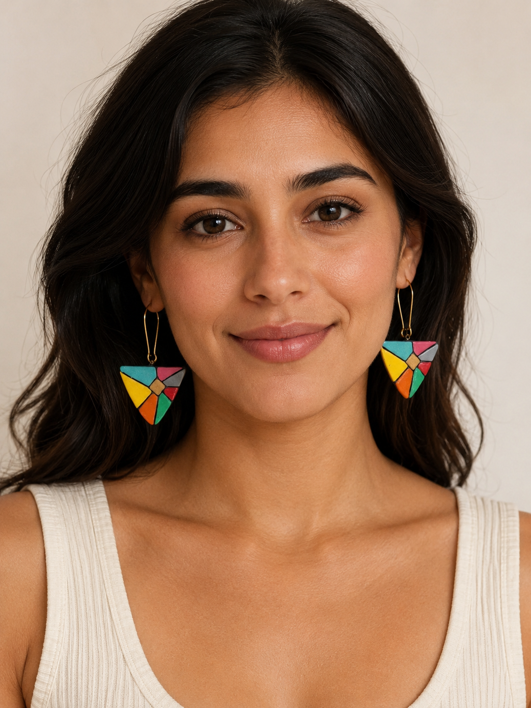 Pop Triangle Earrings