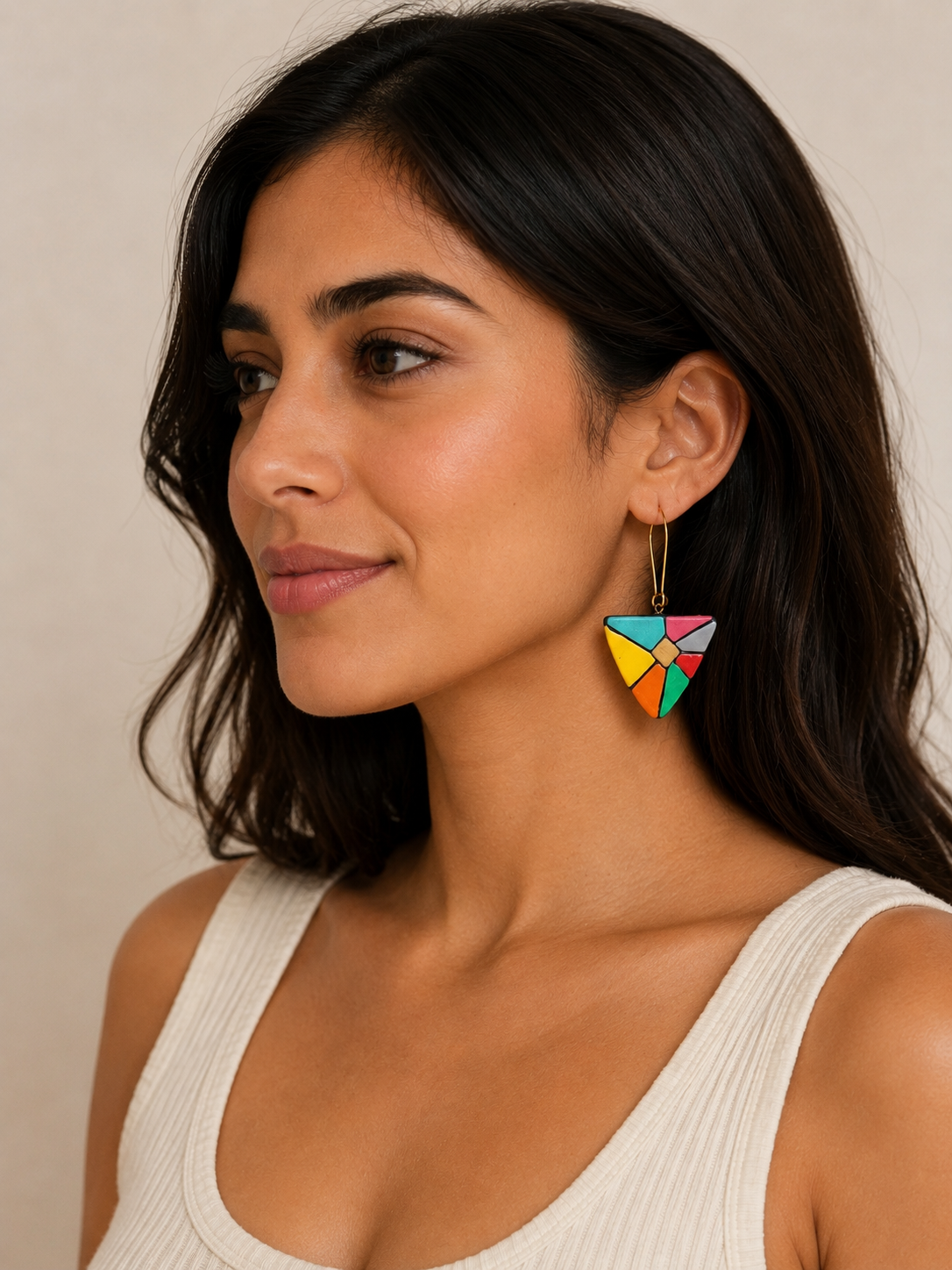 Pop Triangle Earrings