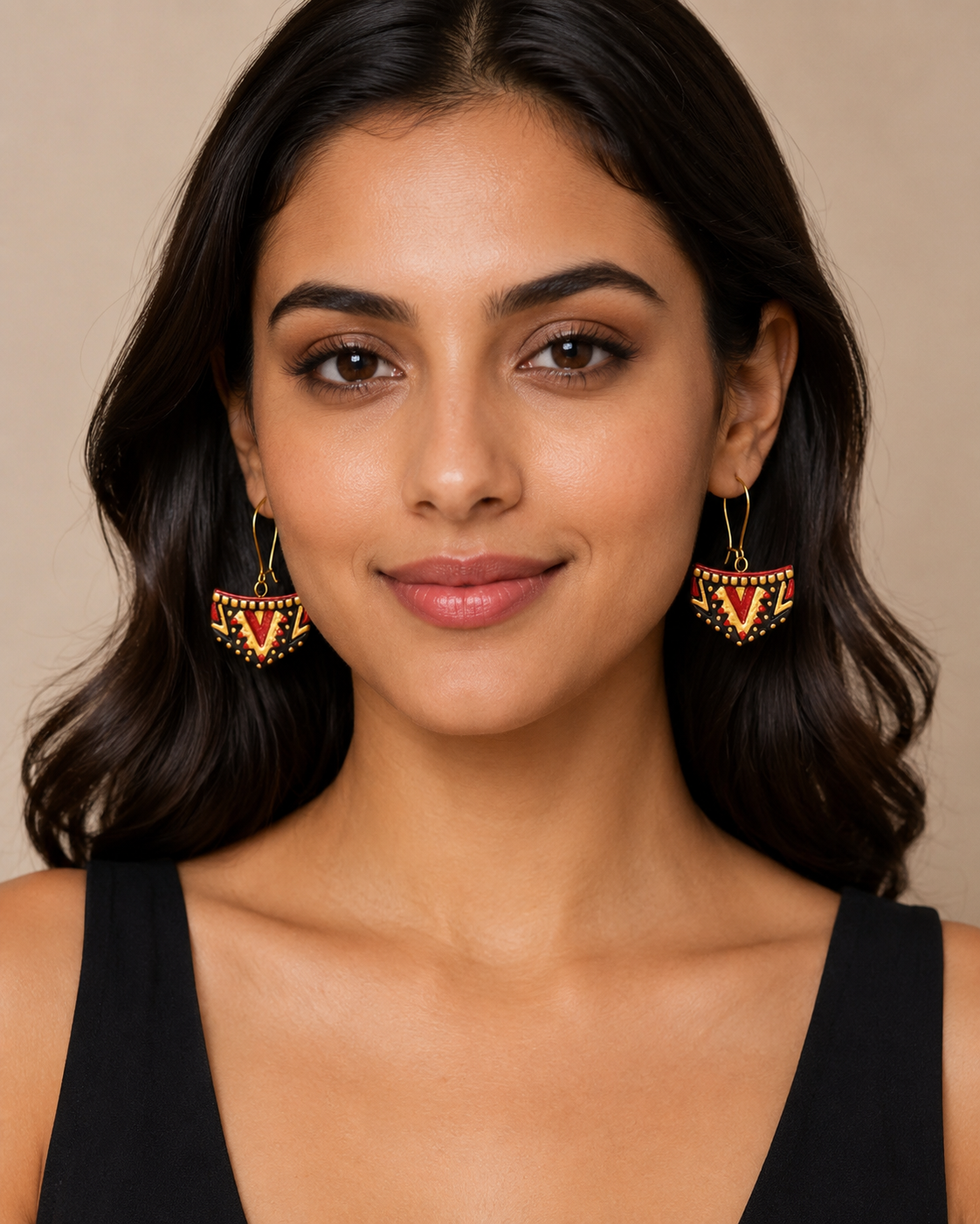 Nomad Ember Tribal Earrings