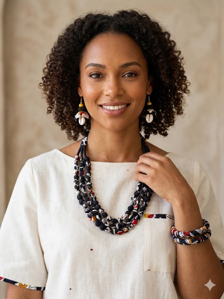 Noir Bloom Jewellery Set