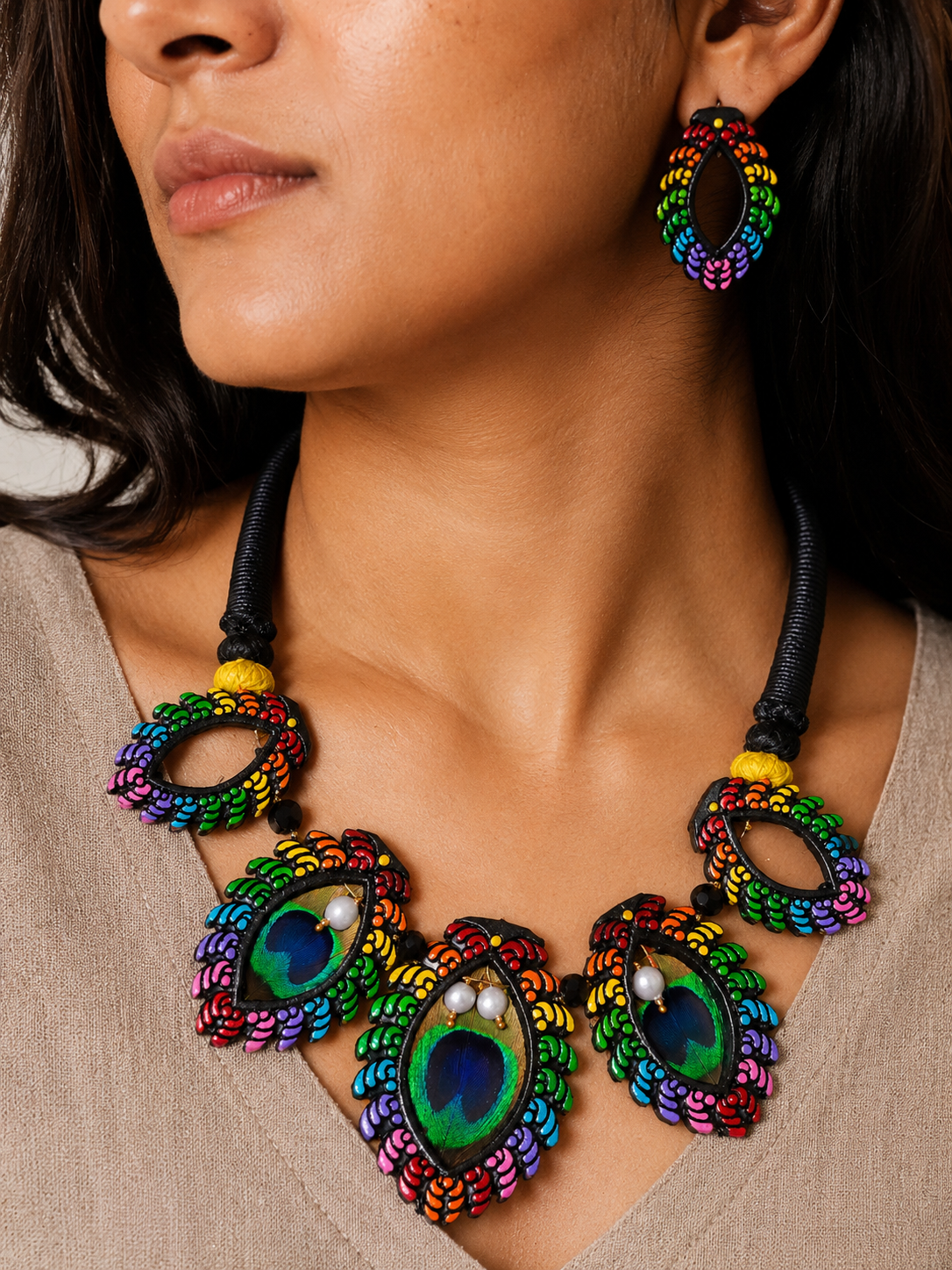 Mayura Prism Statement Jewellery Set
