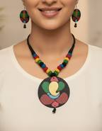 Ganesha Hand Painted Jewellery Set