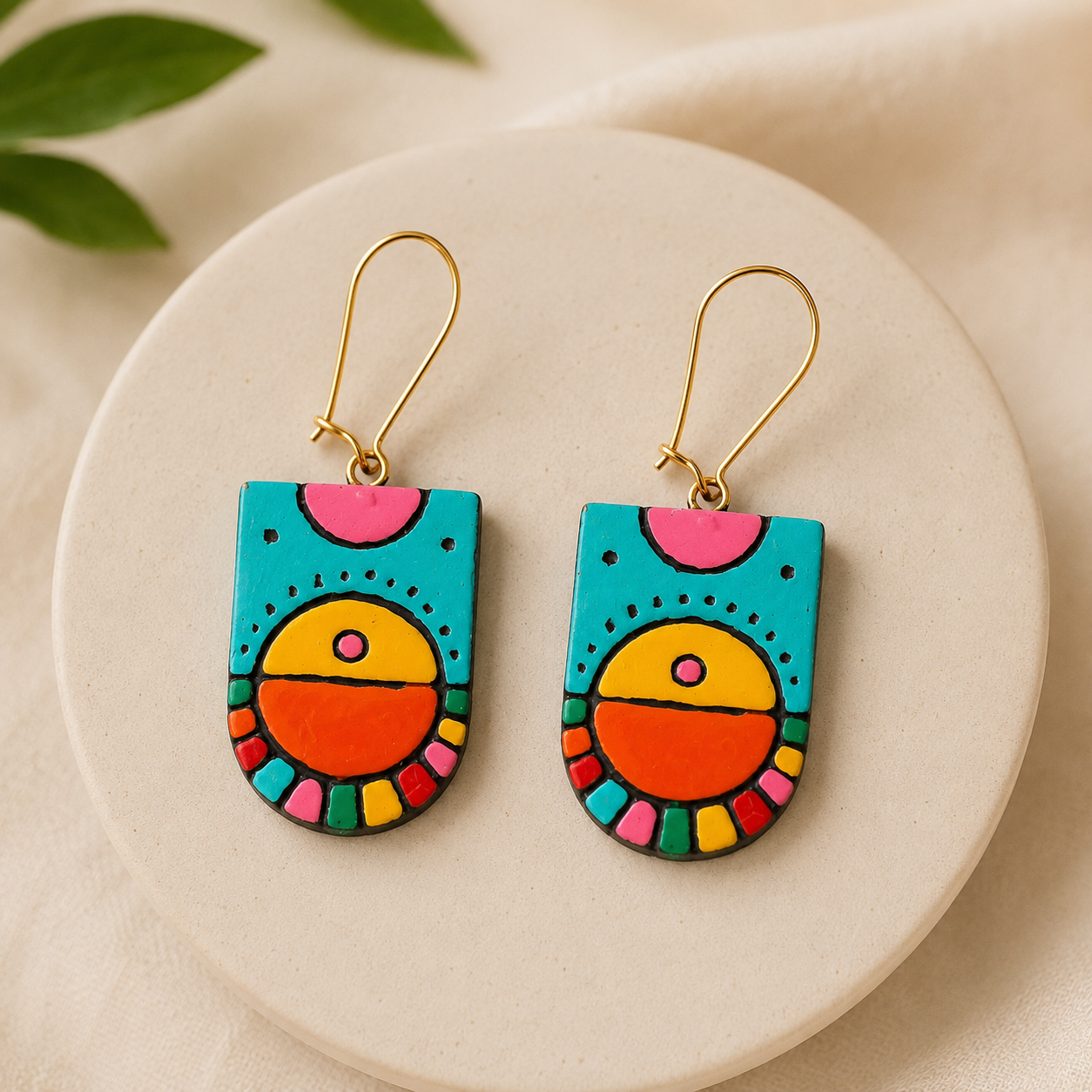 Solar Pop Artisan Earrings