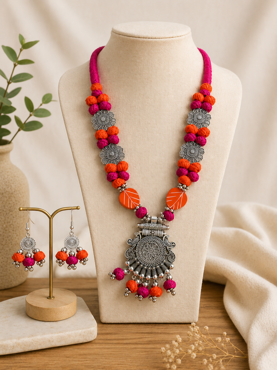Tavishi Pendant Necklace Set