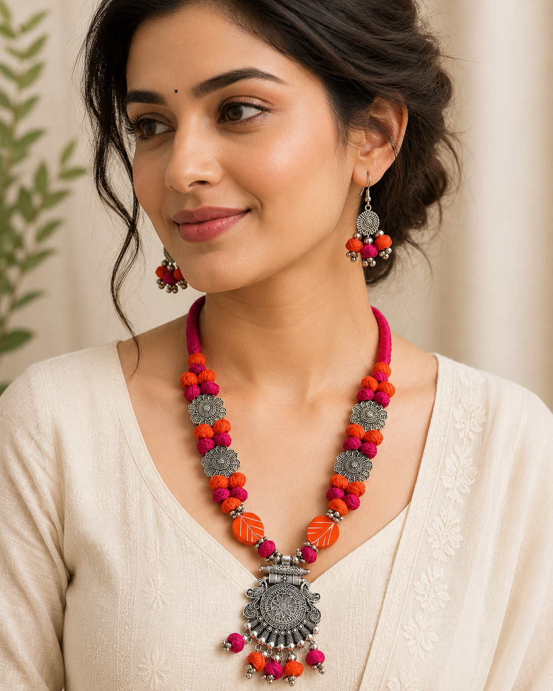 Tavishi Pendant Necklace Set