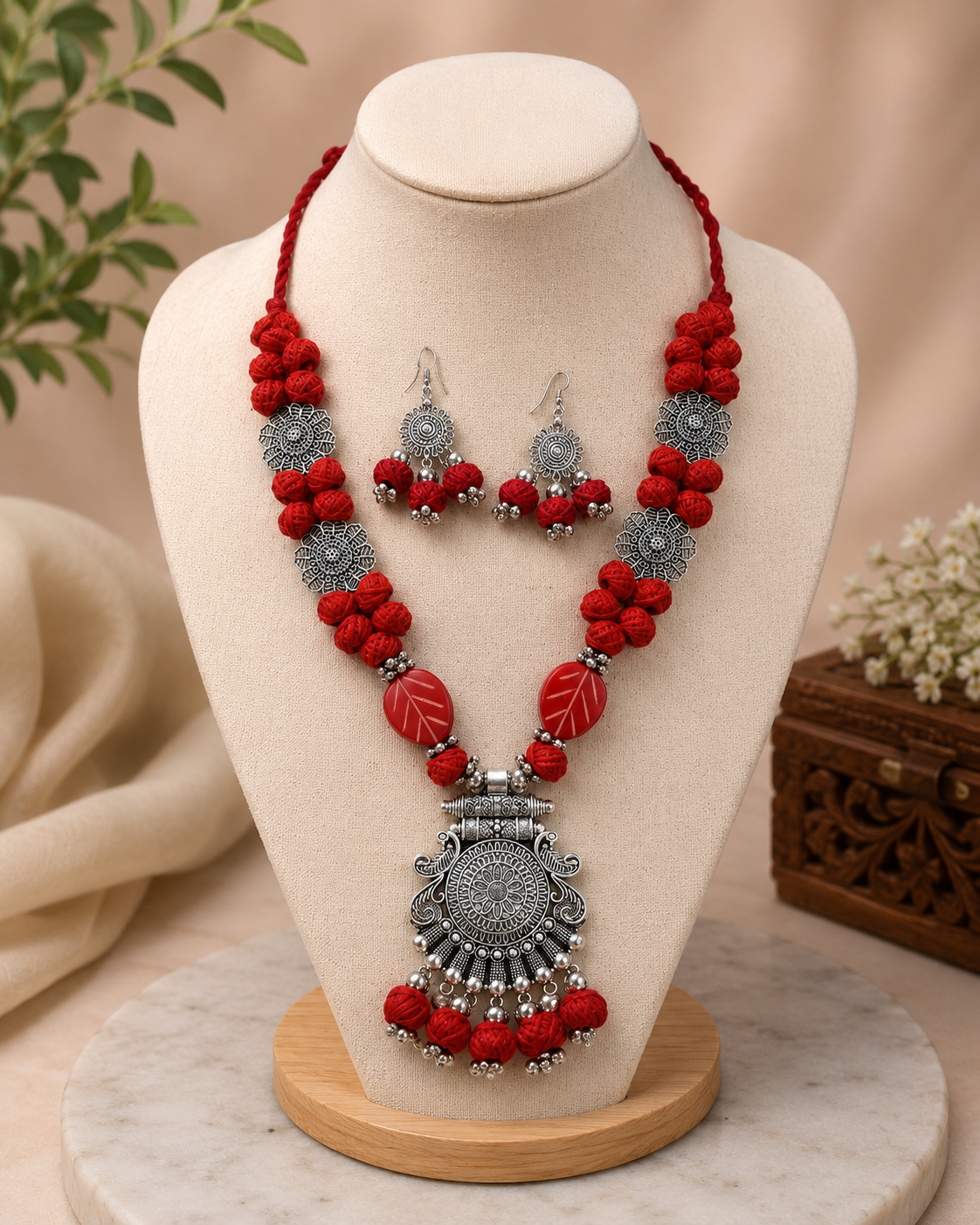 Tavishi Pendant Necklace Set