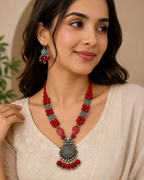 Tavishi Pendant Necklace Set