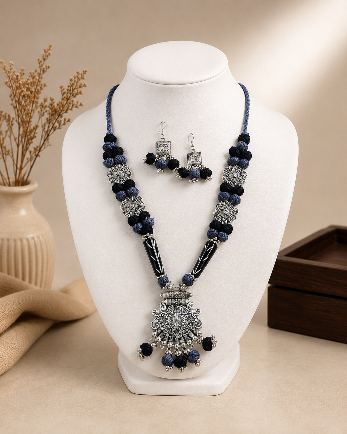 Nayra Pendant Necklace Set