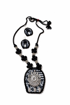 Folk Style Fabric Jewelry Set