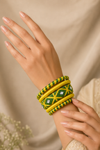 Mirror Thread Bangle Set
