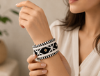 Mirror Weave Thread Bangle Set
