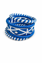 Mirror Weave Thread Bangle Set