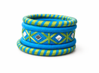 Mirror Weave Thread Bangle Set