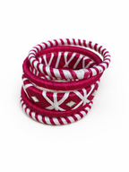 Mirror Weave Thread Bangle Set