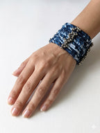 Fabric Ghungroo Bangle Set