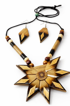 Bamboo Sunburst Jewellery Set