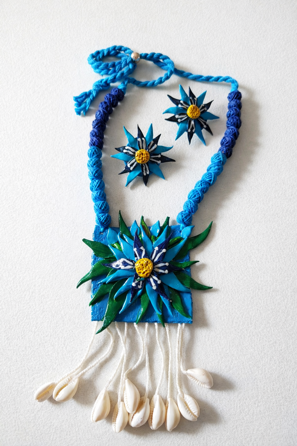 Clay Ocean Bloom Floral Jewellery Set