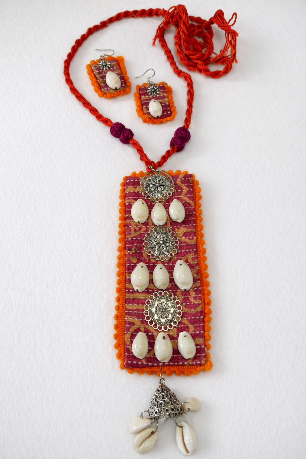 Boho Shell Charm Necklace Set