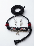 Handcrafted Fabric Tribal Choker Set