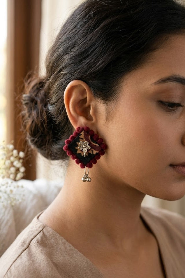 Ajrak Diamond Earrings