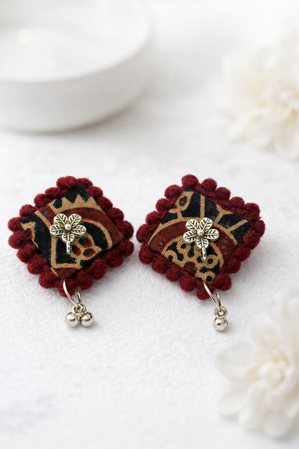 Ajrak Diamond Earrings