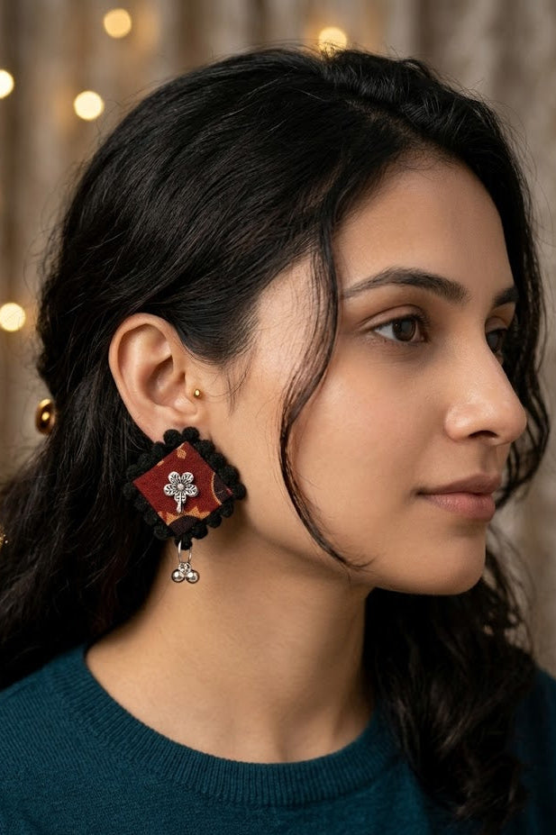 Ajrak Diamond Earrings