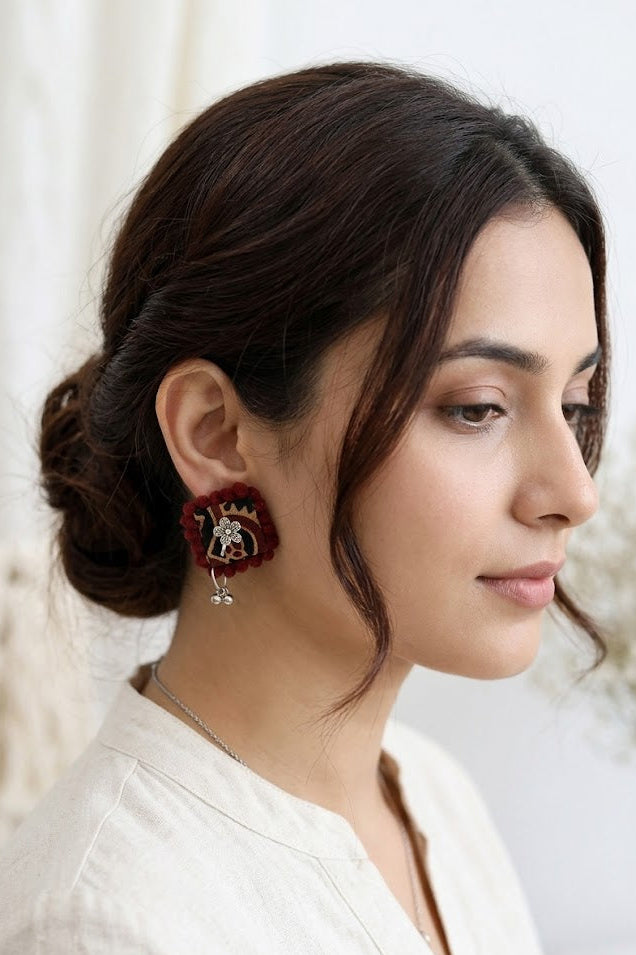 Ajrak Diamond Earrings