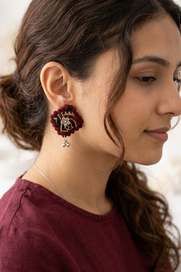 Ajrak Diamond Earrings