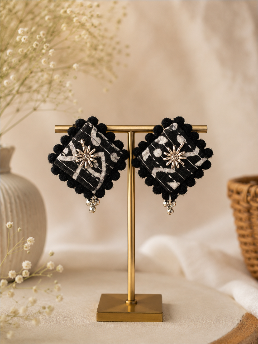 Ajrak Diamond Earrings