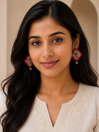 Ajrak Diamond Earrings