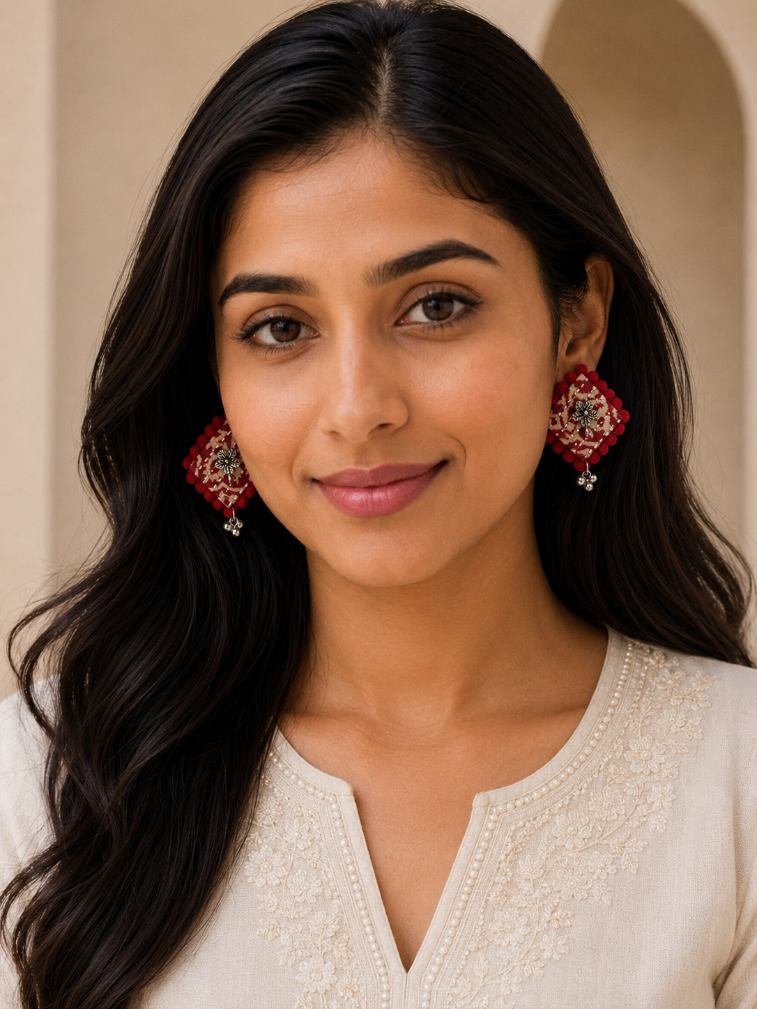 Ajrak Diamond Earrings