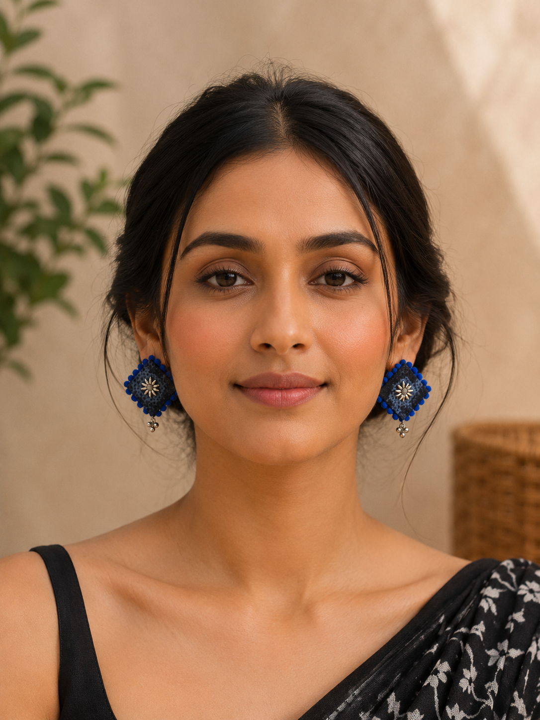 Ajrak Diamond Earrings