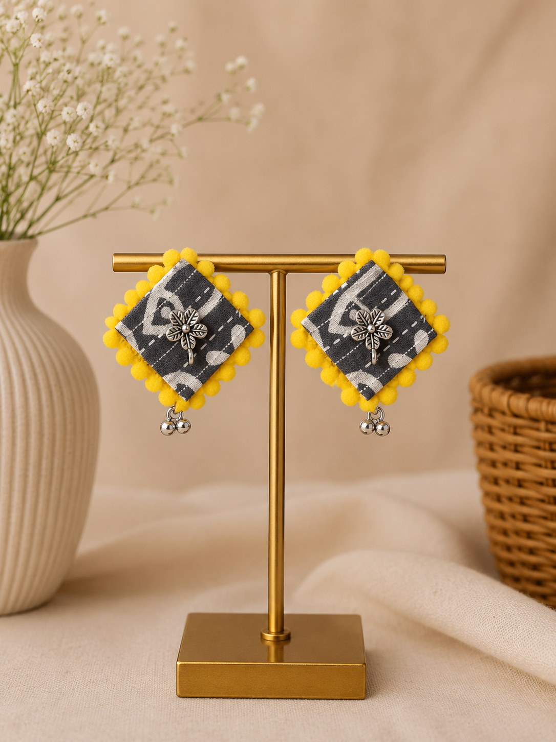 Ajrak Diamond Earrings