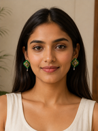 Ajrak Diamond Earrings