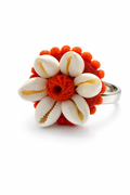 Shell Bloom Handcrafted Ring