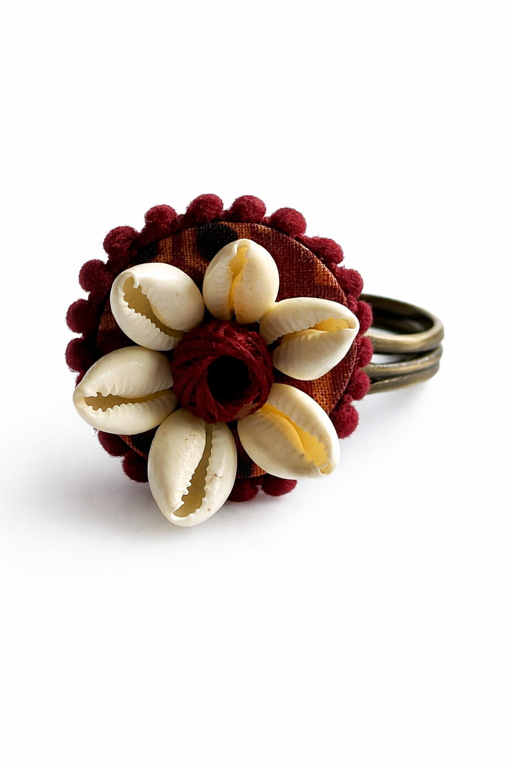 Shell Bloom Handcrafted Ring
